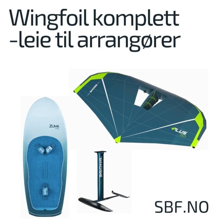 Wingfoil komplett for arrangør